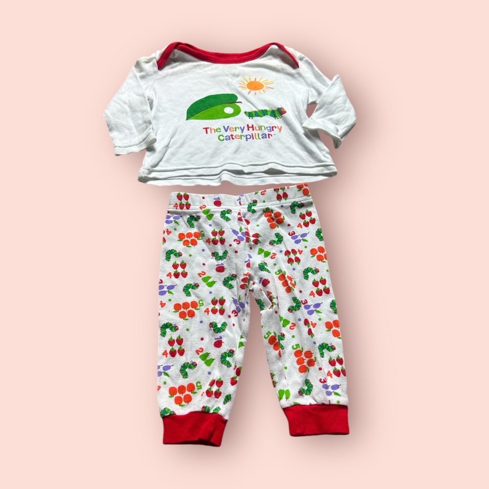 Baby The World Of Eric Carle The Very Hungry Caterpillar Pajama Set 3-6 Months